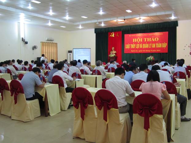 Hội thảo về Luật thủy lợi và quản lý an toàn đập