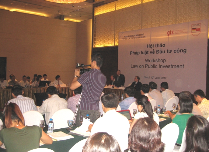 Hội thảo về Luật đầu tư công
