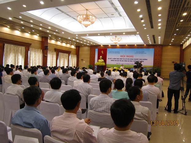  Hội nghị sơ kết 2 năm thực hiện tái cơ cấu ngành nông nghiệp theo hướng nâng cao giá trị gia tăng và phát triển bền vững